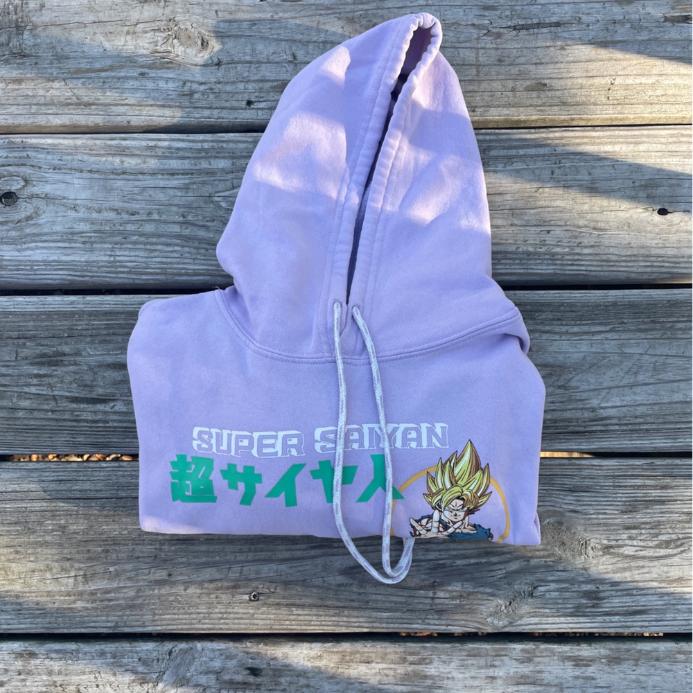 Purple Super Saiyan Dragonball Z Hoodie